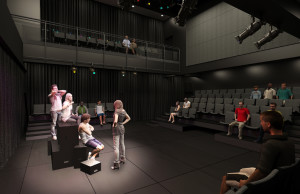 Classes or clubs can use the lecture hall / "black box theater" to enhance learning and for small arts & entertainment performances