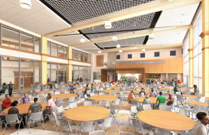 A well-lit, comfortable cafeteria awaits students of the new PSHS