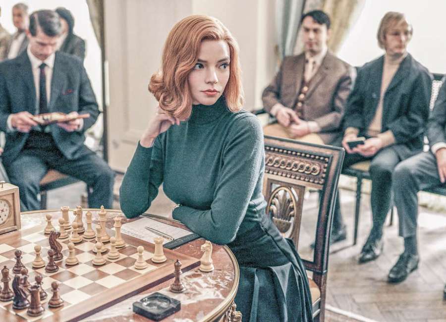 Image of beth harmon from the queen's gambit